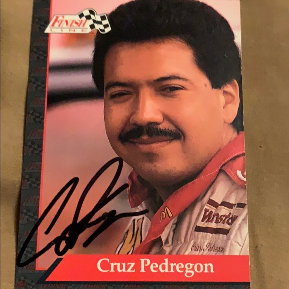 Authentic Cruz Pedregon autograph